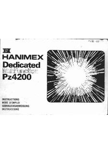 Hanimex Pz 4200 manual. Camera Instructions.